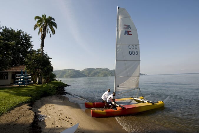 Lake Kivu Serena Hotel Volcanoes National Park Luxury Family Safaris Rwanda Coral Tree Travel