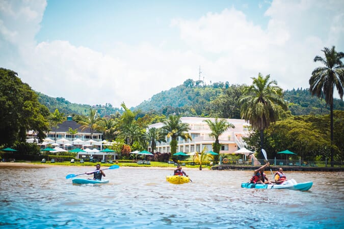 Lake Kivu Serena Hotel Volcanoes National Park Luxury Family Safaris Rwanda Coral Tree Travel