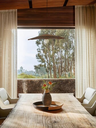 One&Only Gorilla’s Nest Volcanoes National Park Luxury Family Safaris Rwanda Coral Tree Travel